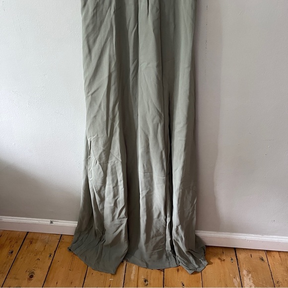 Reformation Shayla Maxi Dress In Seafoam Sage Size 8 - Picture 4 of 8